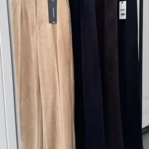 شلوار نیم بگ مخمل زنانه