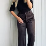 شلوار مخمل زنانه نیم بگ nessdress