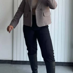 کراپ کت زنانه مدل ژینا Zhina