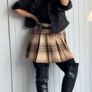 دامن تنیسی چهارخونه