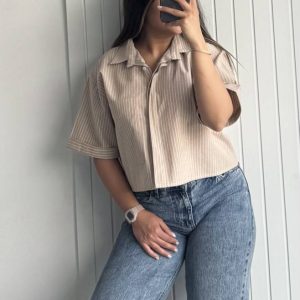 شومیز تک جیب دینا